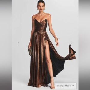 Retrofete Waldorf dress coffee bean